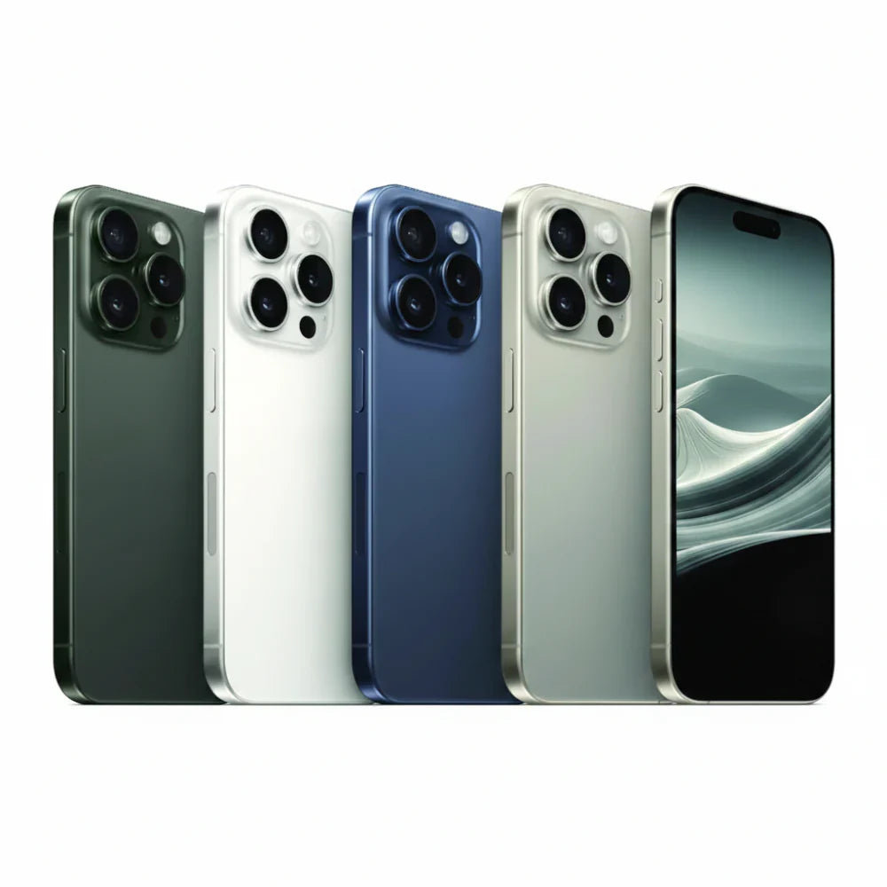 Apple iPhone 15 Pro - 128GB, 256GB, 512GB, 1TB - Black, White, Blue, Natural Titanium - Good - Refurbished