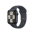 Apple Watch SE 40mm - Midnight Aluminum Case with Black Sports Band - Pristine Refurbished
