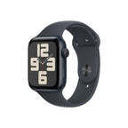 Apple Watch SE 40mm - Midnight Aluminum Case with Black Sports Band - Pristine Refurbished