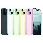 Apple iPhone 15 - 128GB, 256GB, 512GB - Pink, Yellow, Blue, Green & Black - Good - Refurbished