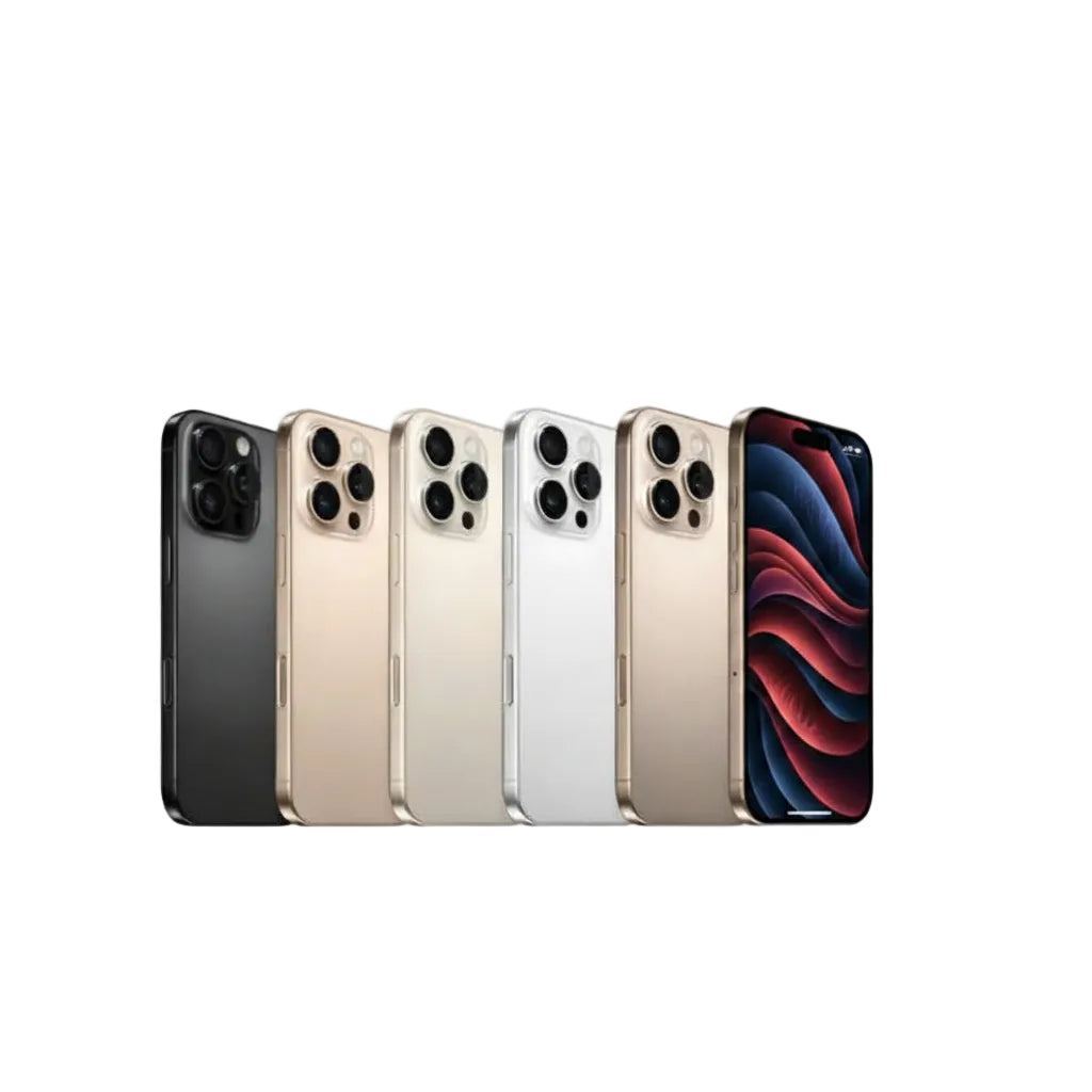 Apple iPhone 16 Pro - 128GB / 256GB / 512GB / 1TB - Black, White, Desert & Natural Titanium with 80% Battery - Pristine - Refurbished