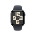 Apple Watch SE 40mm - Midnight Aluminum Case with Black Sports Band - Pristine Refurbished