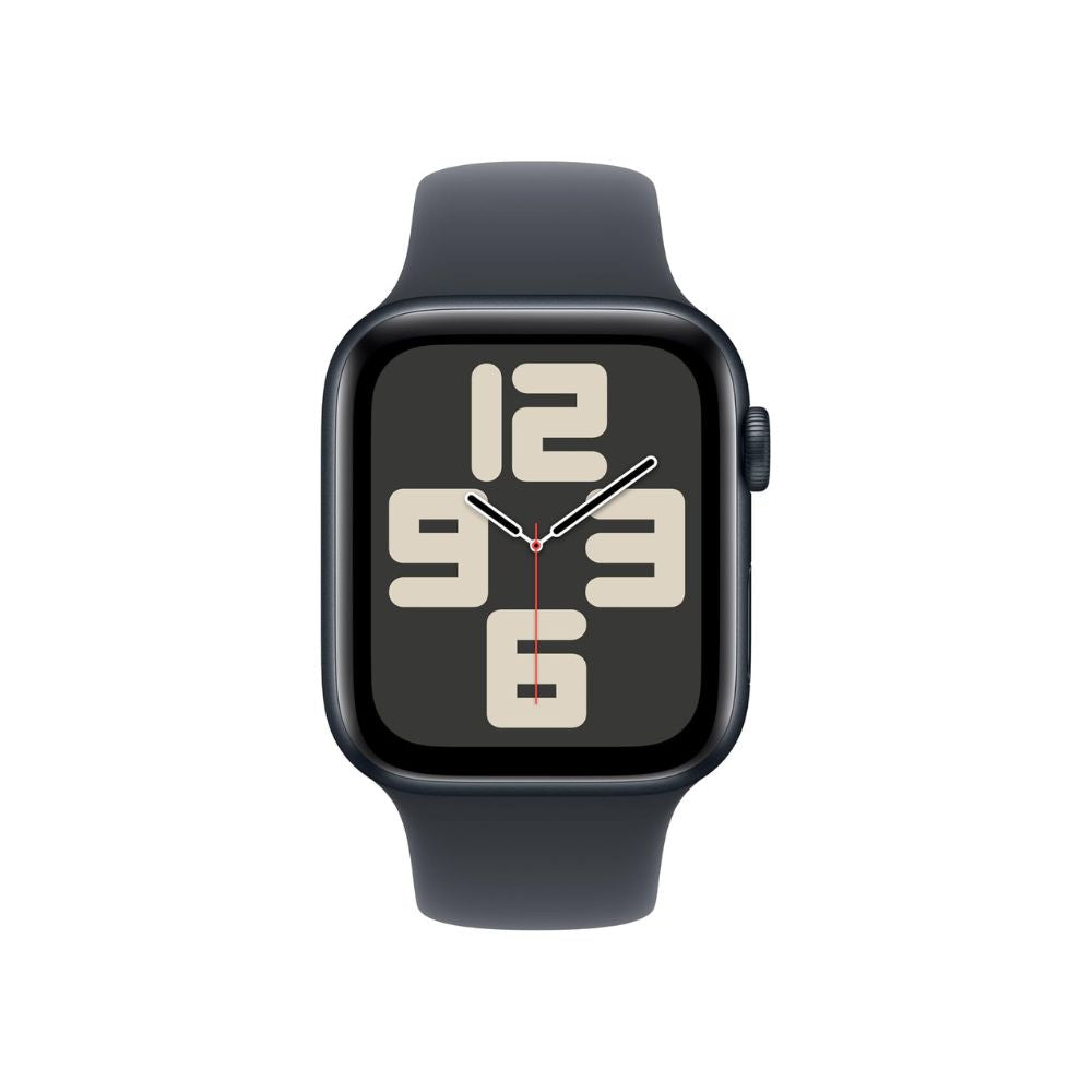 Apple Watch SE 40mm - Midnight Aluminum Case with Black Sports Band - Pristine Refurbished