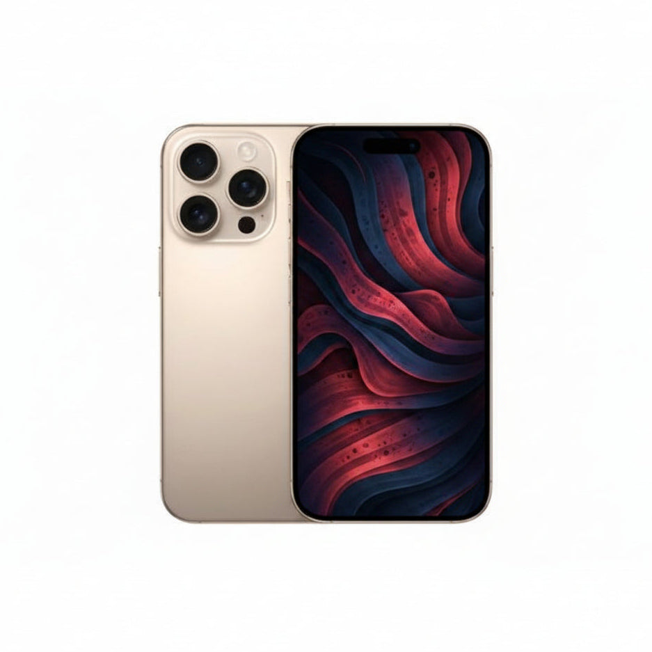 Apple iPhone 16 Pro - 128GB / 256GB / 512GB / 1TB - Black, White, Desert & Natural Titanium with 80% Battery - Pristine - Refurbished