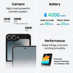 Samsung Galaxy Z Flip6 – 12GB RAM, 512GB Storage - Silver Shadow - (AU Version) SAMSUNG