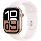 Apple Watch Series 10 42mm Aluminum Case GPS Cellular Sport Band Rose Gold (S/M)  (AU Version) - Pristine – Refurbished Apple