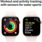 Apple Watch Series 10 42mm Aluminum Case GPS Cellular Sport Band Rose Gold (S/M)  (AU Version) - Pristine – Refurbished Apple