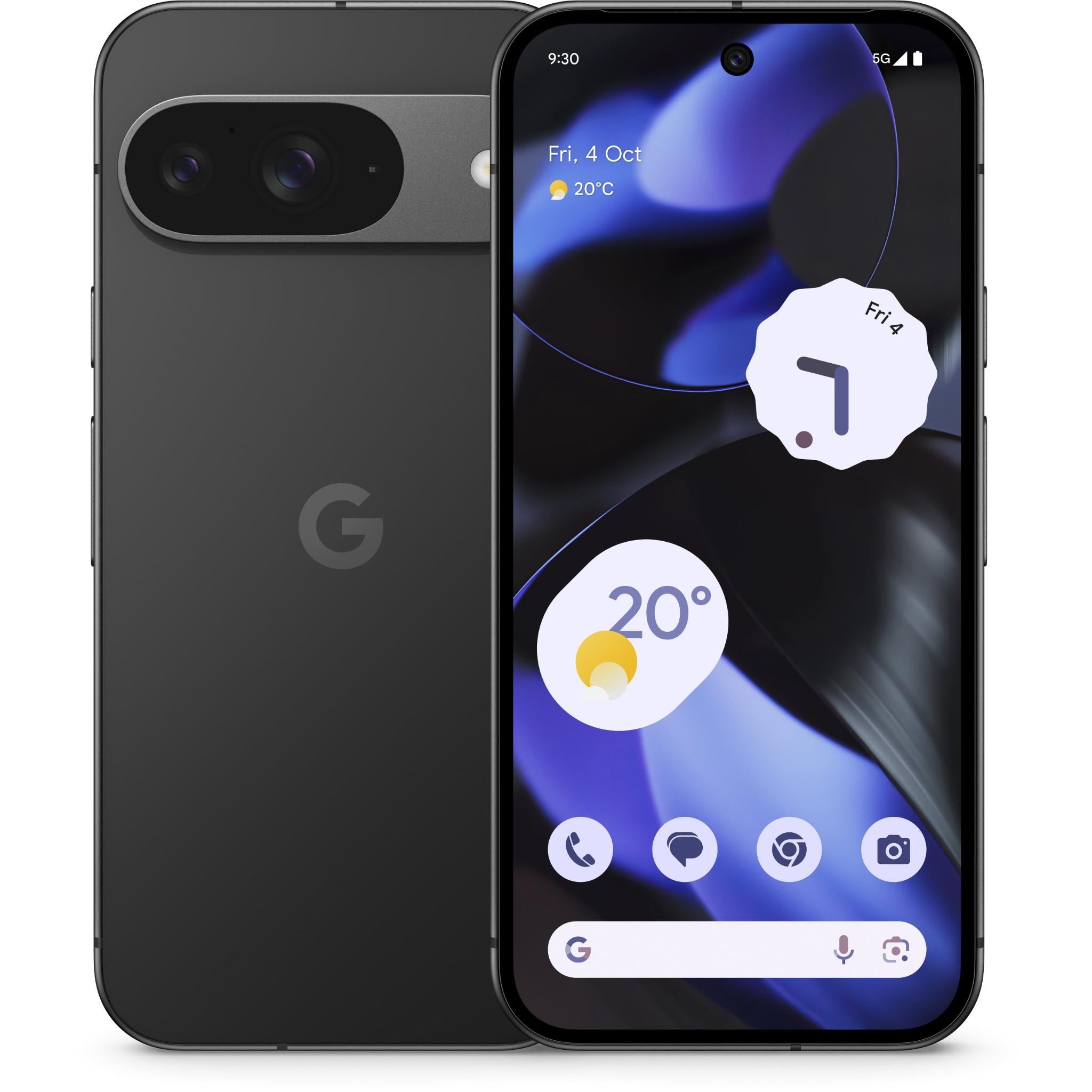 Google Pixel 9 5G Smartphone (12GB/256GB, Obsidian) - Brand New