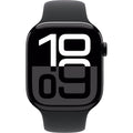 Refurbished Apple Watch Series 10 front view with Rose Gold finish and sport band