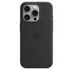Apple iPhone 15 Pro Silicone Case with MagSafe Storm - Black