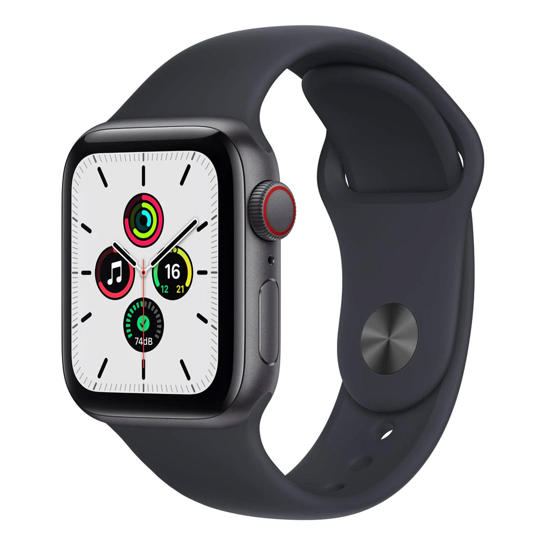 Apple Watch SE 44mm Aluminium Case (GPS + Cellular) With Midnight Sport Band - Pristine - Refurbished AU Version Apple