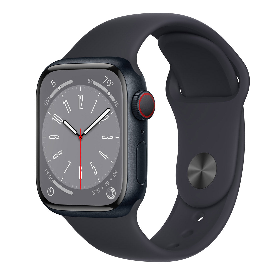 Apple Watch Series 8 41mm Aluminum Case GPS + Cellular - Midnight - Pristine Refurbished  - AU Version Apple
