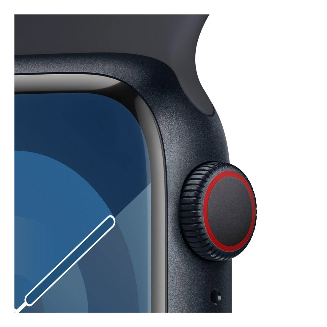 Apple Watch Series 9 41mm GPS + Cellular Midnight Aluminium Case w/ Midnight Sport Band - Open Never Used (AU Version) (Copy) Apple