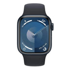 Apple Watch Series 9 45mm (GPS + Cellular) Midnight Aluminium Case with Midnight Sport Band (S/M)