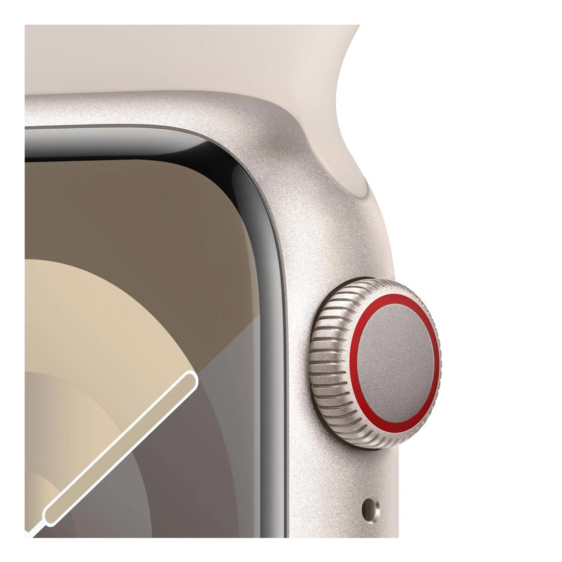 Apple Watch Series 9 45mm GPS + Cellular Starlight Aluminium Case w/ Starlight Sport Band (M/L) - Open Never  Used (AU Version) (Copy) Apple
