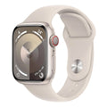 Apple Watch Series 9 41mm GPS + Cellular Starlight Aluminium Case with Starlight Sport Band (S/M) (Opened Never Used) (Copy) Apple