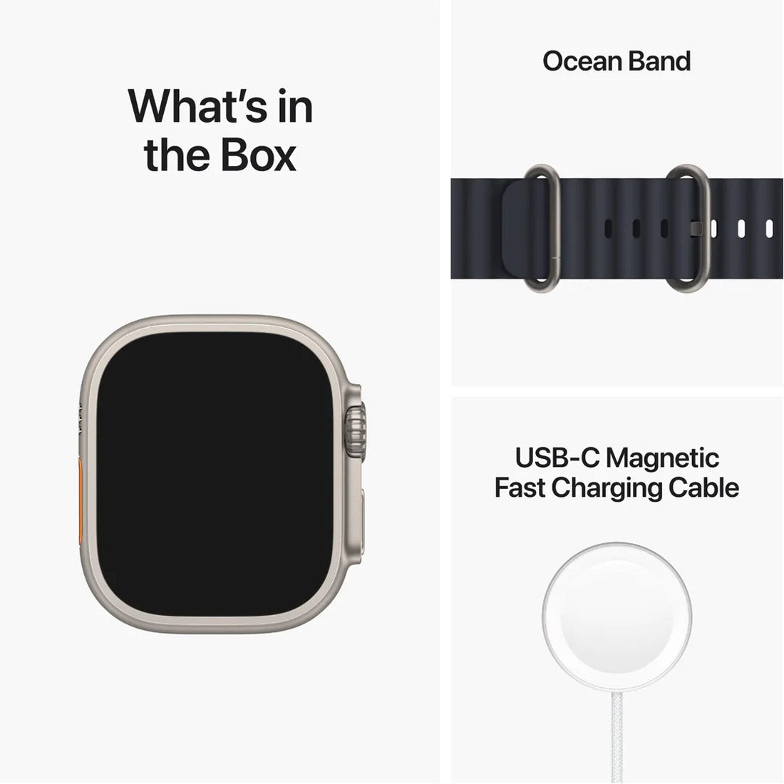 Apple Watch Ultra 49mm Titanium Case w/ Midnight Ocean Band GPS + Cellular - Pristine - Refurbished AU Version Apple