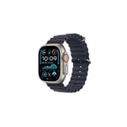 Apple Watch Ultra 2 GPS + Cellular 49mm - Natural Titanium Case with Navy Ocean Band - AU Version